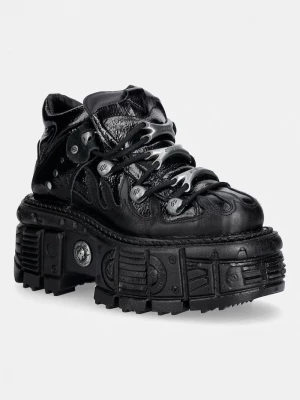 Obrázek produktu New Rock ITALI NEGRO, CHAROL, TANK NEGRO sneakers boty dámské kožené černá