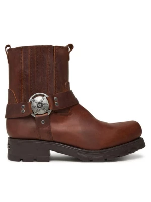 Obrázek produktu NEW ROCK Kotníková obuv s elastickým prvkem M-7605-S20 Hnědá