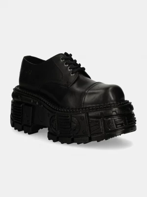 Obrázek produktu New Rock Kožené polobotky New Rock CRUST NEGRO + TANK NEGRO černá