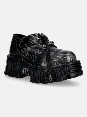 Obrázek produktu New Rock Kožené polobotky New Rock GRABADO FUEGO PULIK ACERO CRUST NEGRO černá