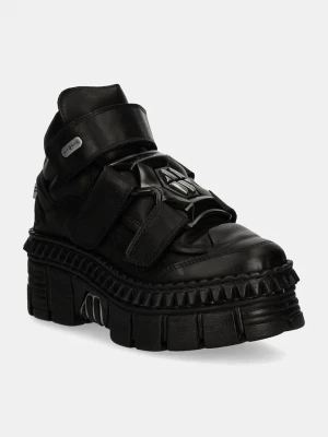 Obrázek produktu New Rock Kožené tenisky New Rock CRUST NEGRO NEGRO + TOWER CASCO NEGRO černá