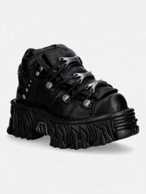 Obrázek produktu New Rock Kožené tenisky New Rock ITALI NEGRO, NOMADA NEGRO černá