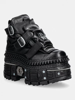 Obrázek produktu New Rock LUXOR NEGRO, BOX PLANE, TANK CASCO sneakers boty dámské kožené černá