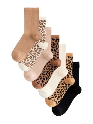Obrázek produktu Next Ponožky velbloudí / hnědá / černá / offwhite
