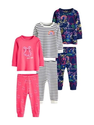 Obrázek produktu Next Pyžamo tmavě modrá / žlutá / pink / bílá