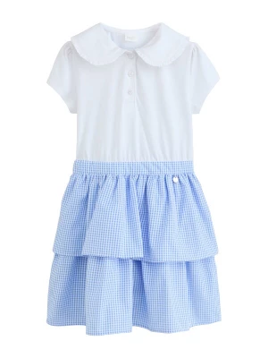 Obrázek produktu Next Šaty 'Gingham School Tiered Rara' světlemodrá / bílá