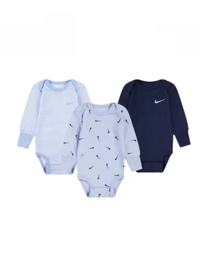 Obrázek produktu Nike body kojenecké s bavlnou 3-pack modrá