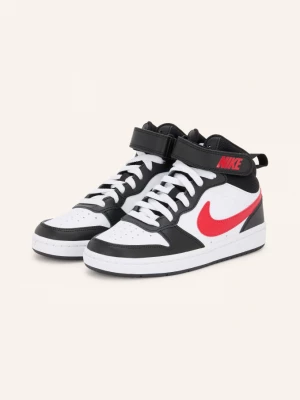 Obrázek produktu Nike Kotníkové Tenisky Court Borough Mid 2 černá / tmavě modrá / bílá