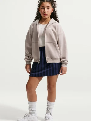 Obrázek produktu Nike rozepínací mikina s kapucí dětská s bavlnou Sportswear Studio Fleece