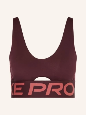 Obrázek produktu Nike Sportovní Podprsenka Pro Indy Plunge tmavě červená / světle červená