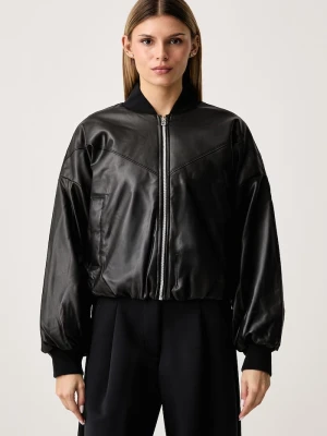 Obrázek produktu Nike Sportswear bomber dámský z imitace kůže Therma-FIT černá