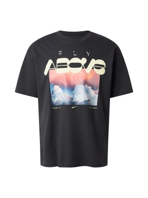 Obrázek produktu Nike Sportswear Tričko 'FLY ABOVE' nebeská modř / pastelově žlutá / růžová / černá