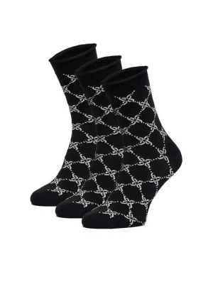 Obrázek produktu Nine West Dlouhé ponožky CEO_BR_NW_Silver_01_Z_AW25 (3 PACK) Černá