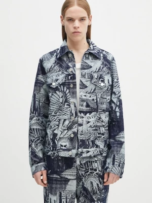 Obrázek produktu No Problemo Bavlněná bunda No Problemo Apocalypse Jacquard Trucker Jacket modrá
