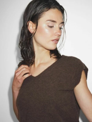 Obrázek produktu Noella Vesta ' N-Leatrice Knit Vest ' tmavě hnědá