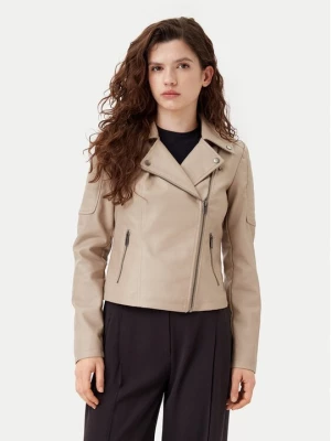 Obrázek produktu Noisy May Bunda z imitace kůže Rebel 27000741 Béžová Slim Fit
