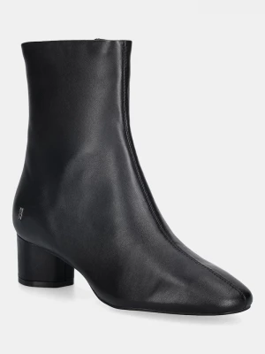 Obrázek produktu Nokwol Kožené kotníkové boty Nokwol Alyssa Black Leather