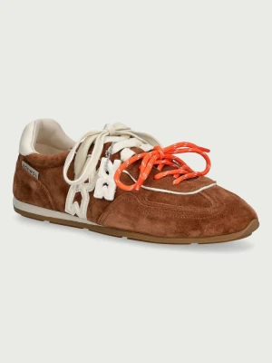 Obrázek produktu Nokwol Method Tan Suede sneakers boty dámské kožené hnědá