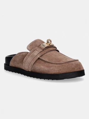Obrázek produktu Nokwol pantofle dámské semišové Tammy Mushroom Suede hnědá