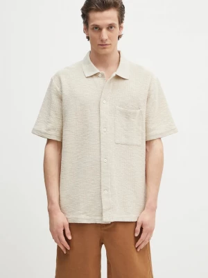 Obrázek produktu Norse Projects Bavlněná košile Norse Projects Gustav Crochet Jersey Shirt béžová