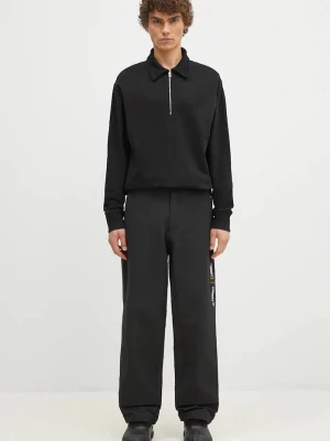 Obrázek produktu Norse Projects Bavlněná mikina Norse Projects Ketel Relaxed Organic NORSE Logo Half Zip černá