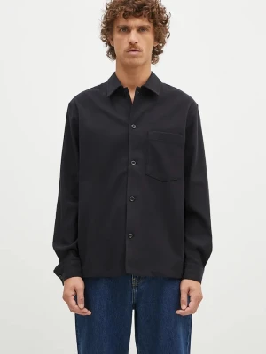 Obrázek produktu Norse Projects Košile s příměsí vlny Carsten Cotton Wool LS Shirt černá