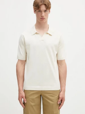 Obrázek produktu Norse Projects Plátěné polo tričko Norse Projects Leif Cotton Linen Polo béžová