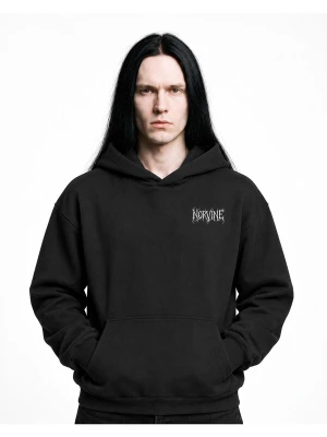 Obrázek produktu Norvine Mikina 'Norvine Metal Veins Hoodie - Fluffy Boxcut Hoodie' černá
