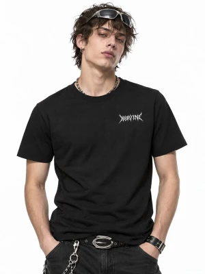 Obrázek produktu Norvine Tričko 'Norvine Y2K Tribal Style Techno 2000s T-Shirt' černá