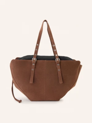 Obrázek produktu Núnoo Shopper Nora hnědá / stříbrná / černá
