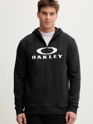 Obrázek produktu Oakley rozepínací mikina s kapucí pánská s bavlnou černá