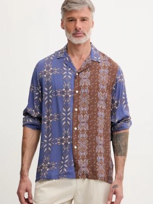 Obrázek produktu OAS košile pánská z viskózy námořnická modř