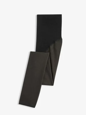 Obrázek produktu Ocieplane legginsy o przezroczystym wyglądzie z funkcją belly control i push-up 50 DEN BonPrix czarny