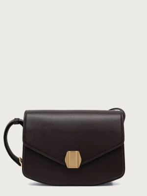 Obrázek produktu Officine Generale crossbody kabelka dámská kožená LE JUNEBAG Officine Générale hnědá