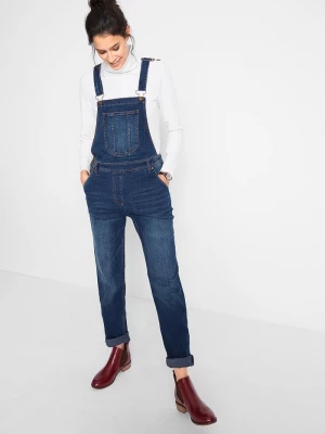 Obrázek produktu Ogrodniczki jeansowe o kroju boyfriend BonPrix niebieski
