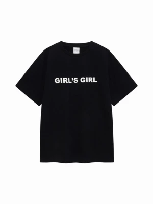 Obrázek produktu OH APRIL Tričko 'Girl's Girl' černá / bílá