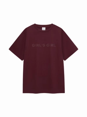 Obrázek produktu OH APRIL Tričko 'Girl's Girl' hnědá / lilek