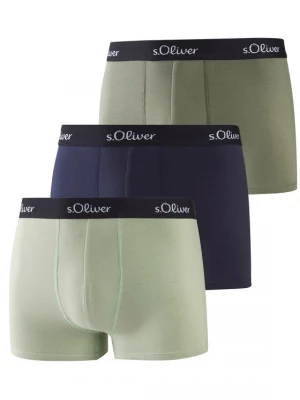 Obrázek produktu .Oliver Boxerky námořnická modř / khaki / pastelově zelená / černá s.Oliver