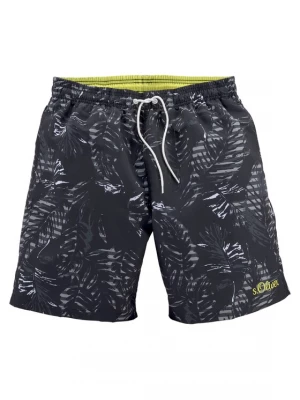 Obrázek produktu .Oliver Plavecké šortky citronová / šedá / černá s.Oliver