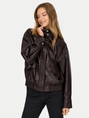 Obrázek produktu ONLY Bunda z imitace kůže Julia 15373024 Hnědá Loose Fit