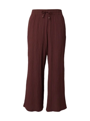 Obrázek produktu ONLY Carmakoma Kalhoty 'CARMUNICH MW WIDE CRINKLE PANT PNT' tmavě hnědá
