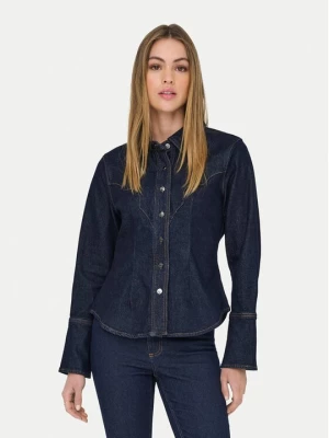 Obrázek produktu ONLY džínová košile Perla 15359156 Tmavomodrá Slim Fit