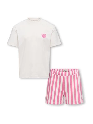 Obrázek produktu ONLY GIRLS Pyžamo 'KOGRila' pink / bílá