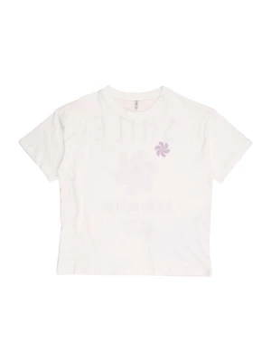 Obrázek produktu ONLY GIRLS Tričko 'KOGSUN-VERAS FLOWER' fialová / černá / bílá