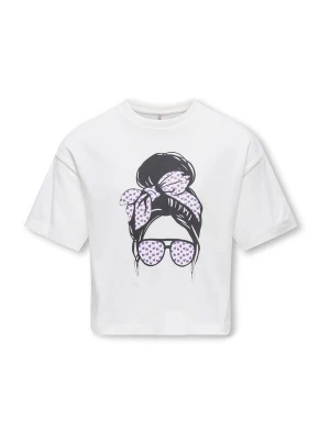 Obrázek produktu ONLY GIRLS Tričko tmavě fialová / černá / bílá