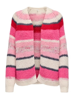 Obrázek produktu ONLY Kardigan 'ONLALYSSA' béžová / šedá / pink / červená