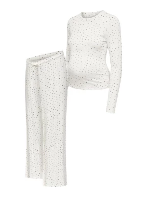 Obrázek produktu Only Maternity Pyžamo 'OLMNINA' černá / bílá