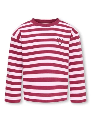 Obrázek produktu Only Mini Mikina 'KMGSWEAT' vínově červená / bílá