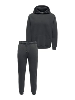 Obrázek produktu Only & Sons Joggingová souprava 'ONSLARRY' tmavě šedá
