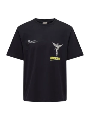 Obrázek produktu Only & Sons Tričko 'ONSNIRVANA' žlutá / černá / bílá